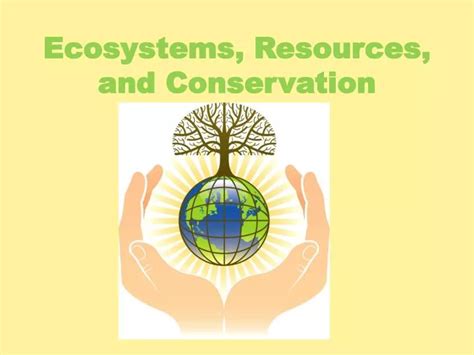 Ppt Ecosystems Resources And Conservation Powerpoint Presentation