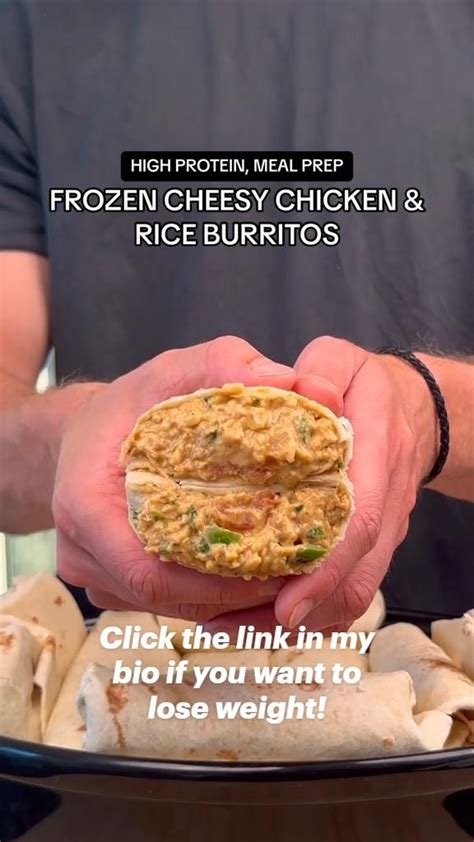 Frozen Cheesy Chicken Rice Burritos Stealth Health Slow Cooker Meal