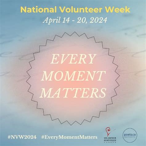 Celebrating National Volunteer Week League Of Canadian Poets