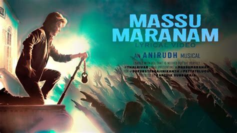 Massu Maranam Lyrics Video Anirudh Musical YouTube