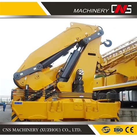 New Folding Arm Truck Mounted Crane Ton Mobile Crane Hydraulic