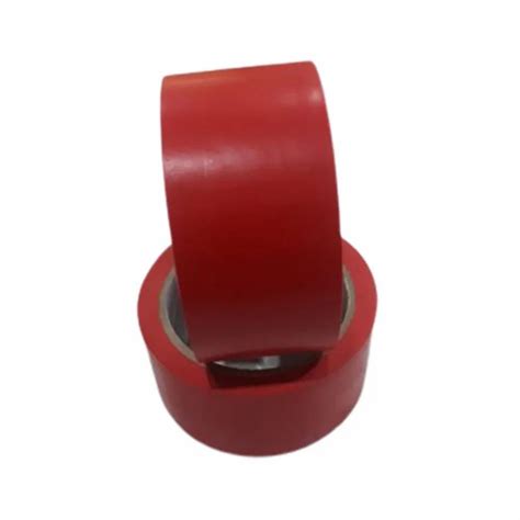 Polyester Mm Floor Marking Tape Red Packaging Type Roll Size