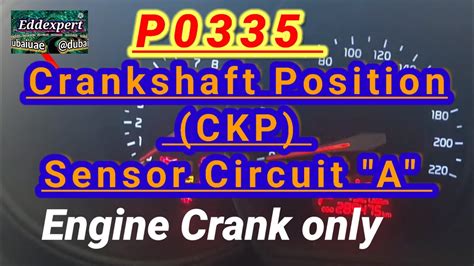 P Crankshaft Position Ckp Sensor Circuit A How To Diagnose