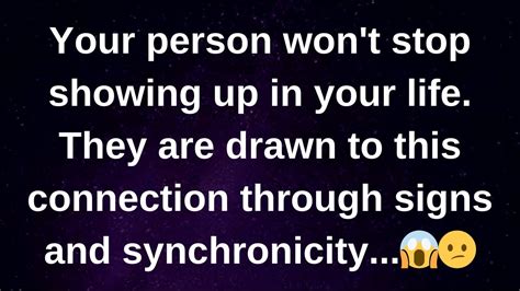 😱😰your Person Wont Stop Showing Up In Your Life 💌 Divine Masculine To