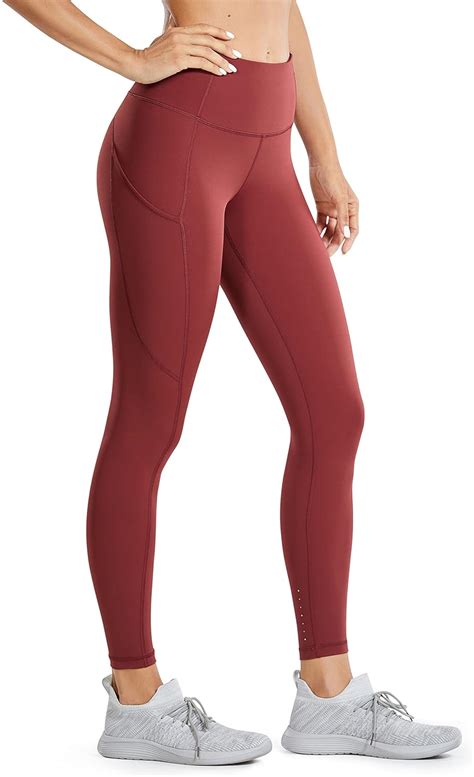 CRZ YOGA Womens Naked Feeling High Waist Workout Leggings 25 Yoga