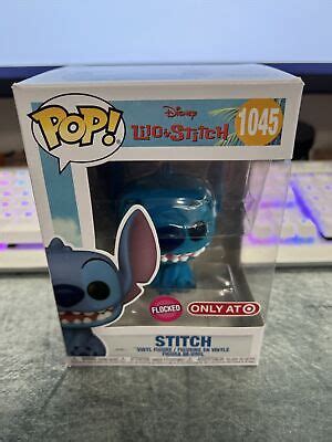 G6 Funko Pop Disney Stitch Vinyl Figure 1045 Flocked Target Exclusive