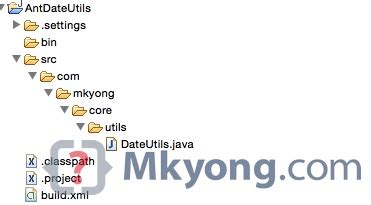 Ant How To Create A Java Project Mkyong