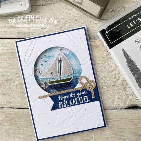 Let S Set Sail For Some Clean Masculine Cards The Crafty Oink Pen