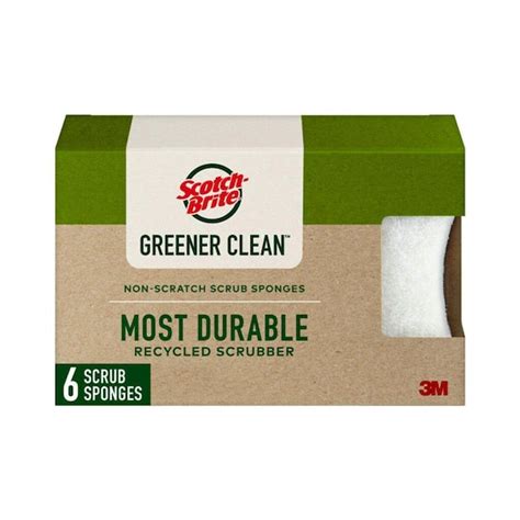 Reviews For Scotch Brite Greener Clean Non Scratch Scrub Sponge Pack