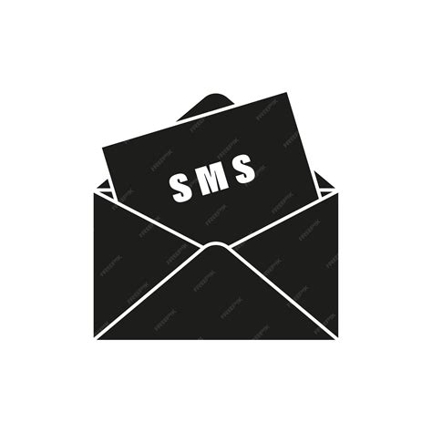 Icône Sms Icône E-mail Ou Sms Smartphone Signe De Courrier Mobile