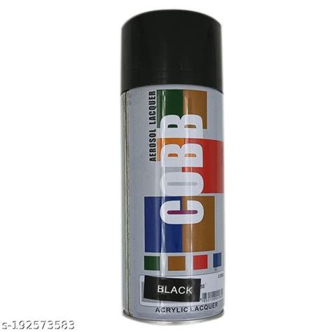 Cobb Aerosol Multi Purpose Spray Paint Ml Black Shine Gloss