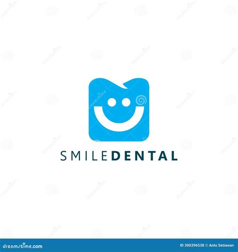 Smile Dental Logo Simple and Unique Design Stock Vector - Illustration ...