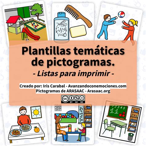 Plantillas De Pictogramas Listas Para Imprimir Avanzando Con Emociones