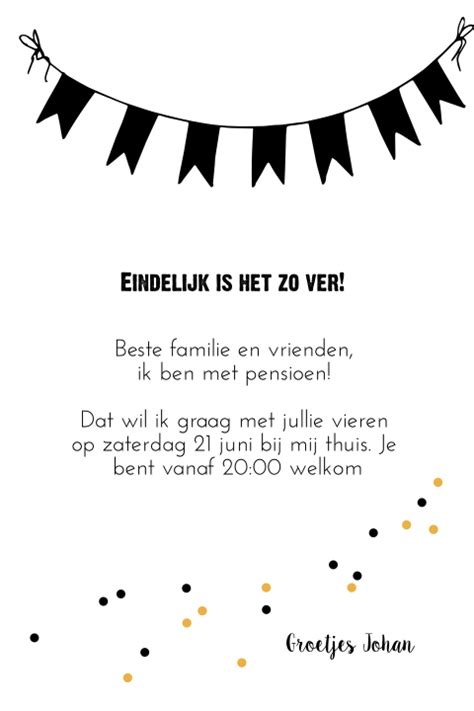 Uitnodiging Maken Voor Pensioenfeest Ontwerp Een Memorabele Uitnodiging