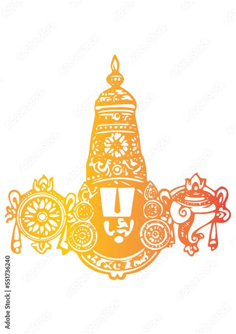 Tirupati Venkateswara Swamy Vector Stock Vector Adobe Stock