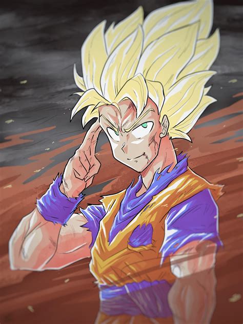 Gokus Sacrifice R Dbz