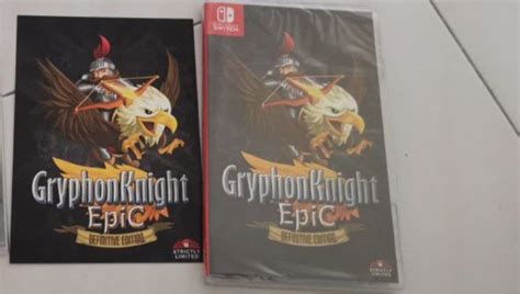 Gryphon Knight Epic Nintendo Switch Game With Postcard Hobbies Toys