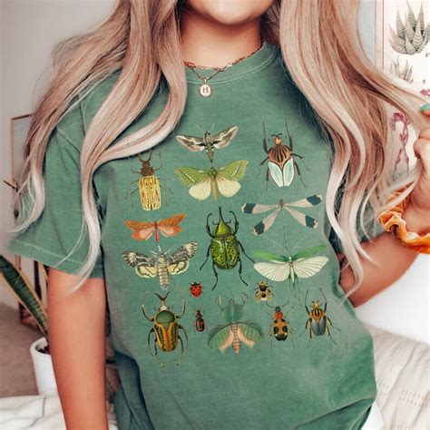 Moth Shirt Comfort Colors® Insect Tshirt Dark Academia Clothing