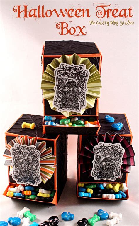 Diy Halloween Treat Boxes The Crafty Blog Stalker