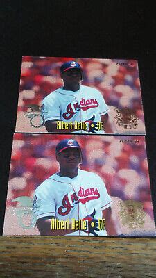 2 Count Lot Albert Belle Marquis Grissom 1995 Fleer Baseball ALLSTARS