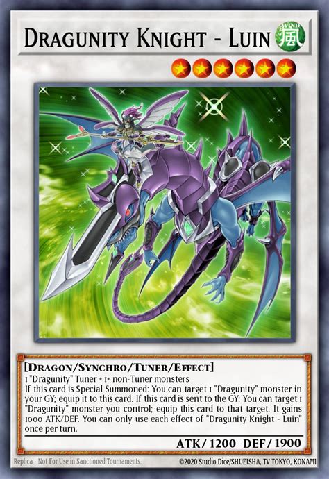 Dragunity Knight Luin Yu Gi Oh Card Database Ygoprodeck