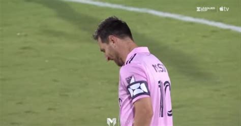 El Lindo Cruce Entre Lionel Messi Y Alan Velasco En FC Dallas Vs Inter