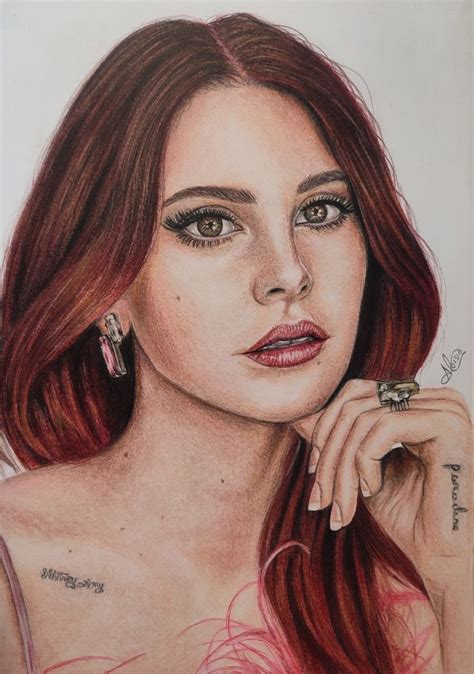 Simple Lana Del Rey Drawing