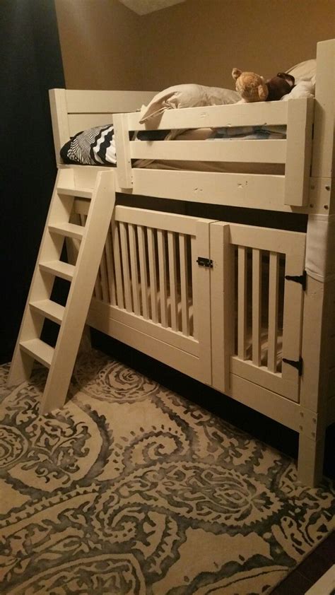 Diy Ana White Bunkbed With Crib Modification Baby Room Diy Baby