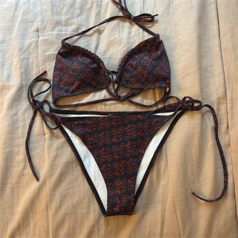 Punxnkisses Vampira Bikini Size XL But Def Runs Depop