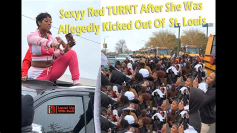 Sexxy Red Turnt After She Was Kicked Out Of St Louis Youtube