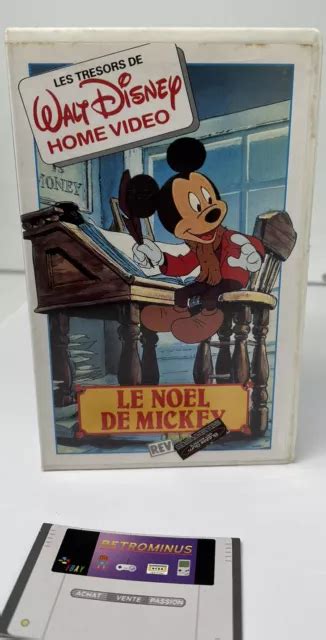 CASSETTE VIDEO VHS WALT DISNEY HOME VIDEO REV Le Noel De Mickey Dickens