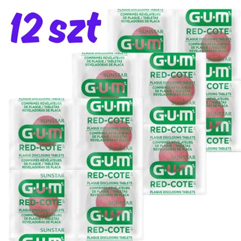 GUM Butler Red Cote 12 szt 800 tabletki do wybarwiania płytki