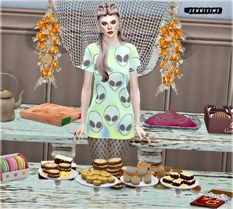 Downloads sims 4: Decorative Food Clutter (11 Items) | JenniSims