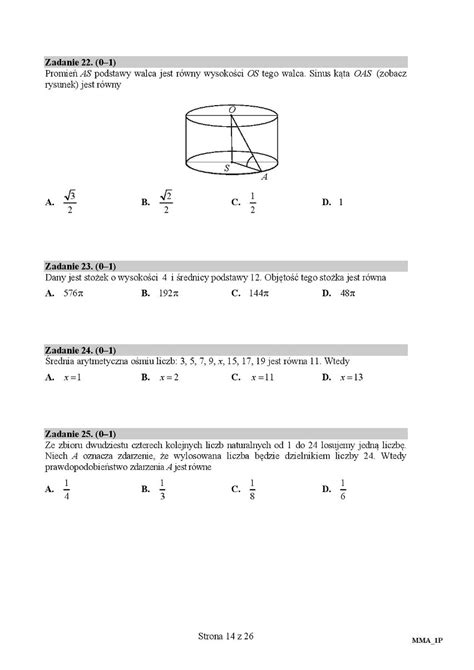 Zadania Maturalne Matematyka Poziom Podstawowy Znamy Odpowiedzi Na