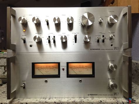 Vintage Pioneer Spec 1 Pre Amplifier And Spec 2 Power Amplifier Sale