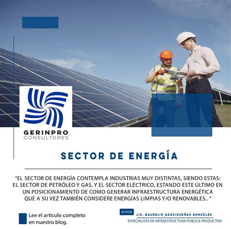 Sector De Energía Gerinpro Consultores