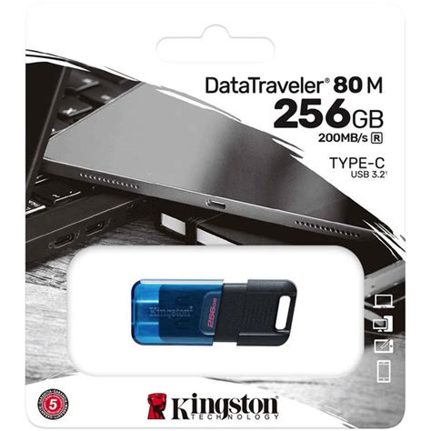 Memorie USB KINGSTON DataTraveler 80 M DT80M 256GB 256GB USB 3 2 Type