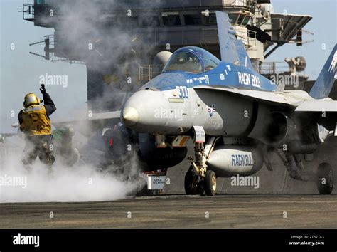 Us Navy An F Hornet Assigned To Strike Fighter Squadron Vfa Is