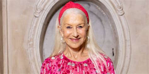 Helen Mirren Wears Fabulous Pink Sequin Outfit