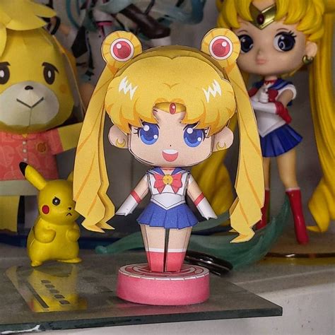 Sailor Moon Papercraft Designed By J Cube Neon Neuron