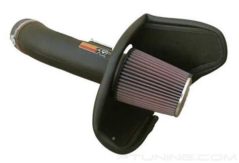 Kandn 57 2562 Fipk Generation Ii Black Composite Cold Air Intake System With Red Filter And Heat