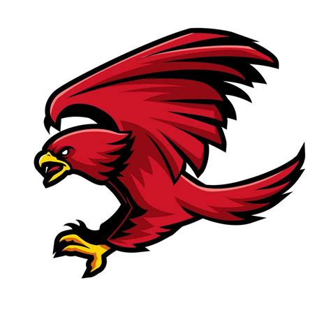 red eagle mascot vector illustration 28024065 Vector Art at Vecteezy