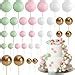 Amazon ASTARON Ball Cake Topper 32 Pcs Foam Wire Decorations