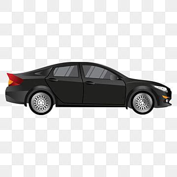 White Sedan Car Vector PNG Images, Realistic Black Sedan Vector Car ...