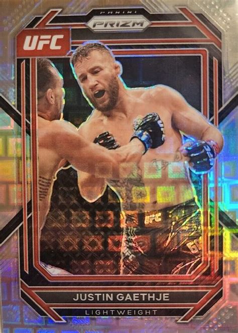 Justin Gaethje Prizm Ufc Premium Box Set Price Guide