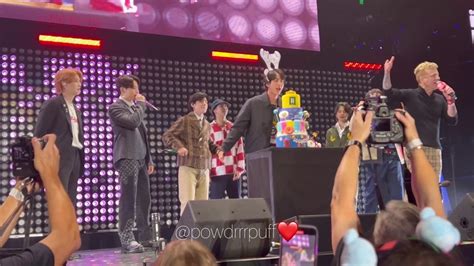 Fancam Ment Jin S Birthday Bts Jingle Ball K