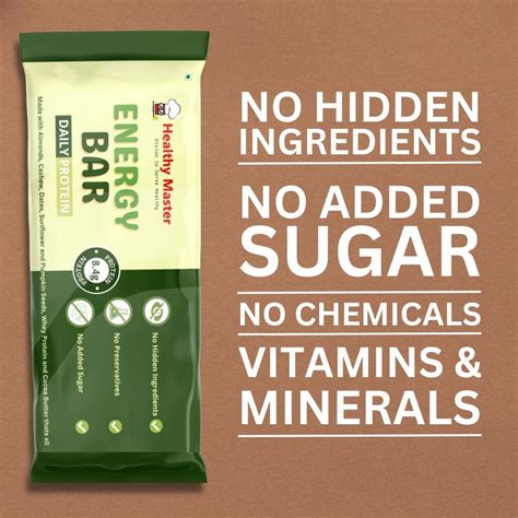 Buy best quality Energy bar online at healthy master| Energy Booster