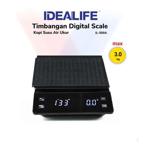 Promo Idealife Il 500a Digital Coffee Scale Timbangan Kopi 0 1 Gram 3