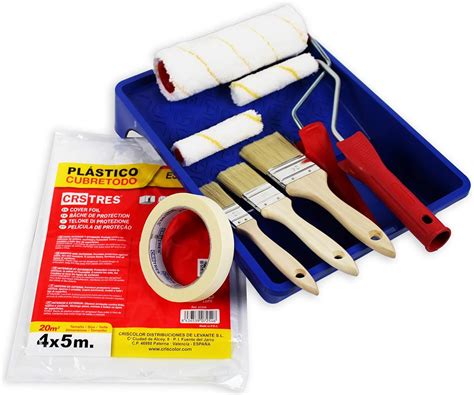 KIT Rullo Per Pittura Antigoccia KIT Pennelli Piatti Telo