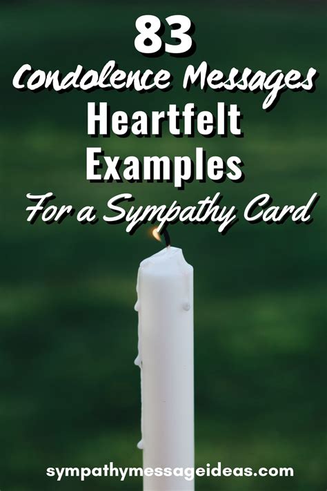 120+ Condolence Messages for Expressing your Sympathy - Sympathy ...